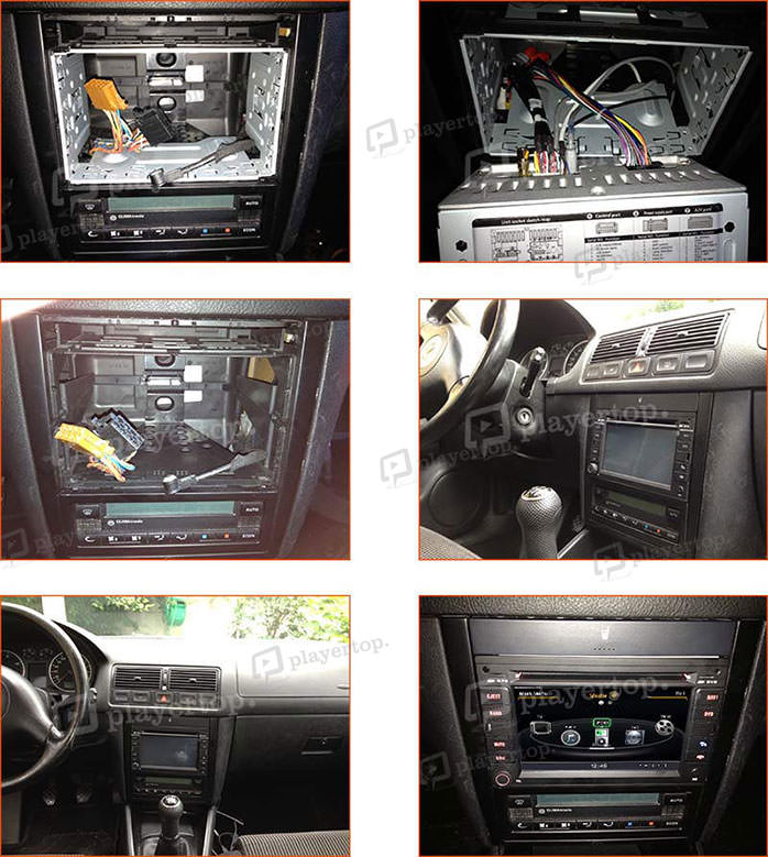 installation autoradio volkswagen golf 4 2002